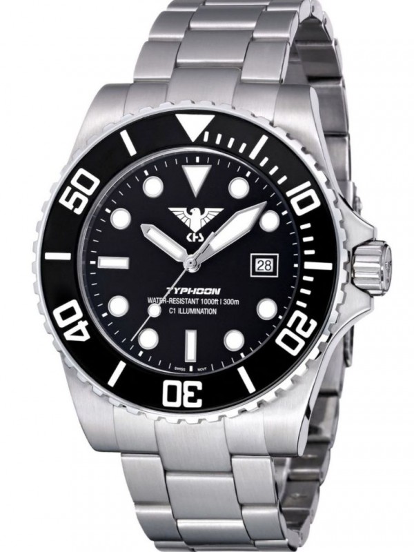 TYS.SSTY Diver's Wristwatch Typhoon Steel