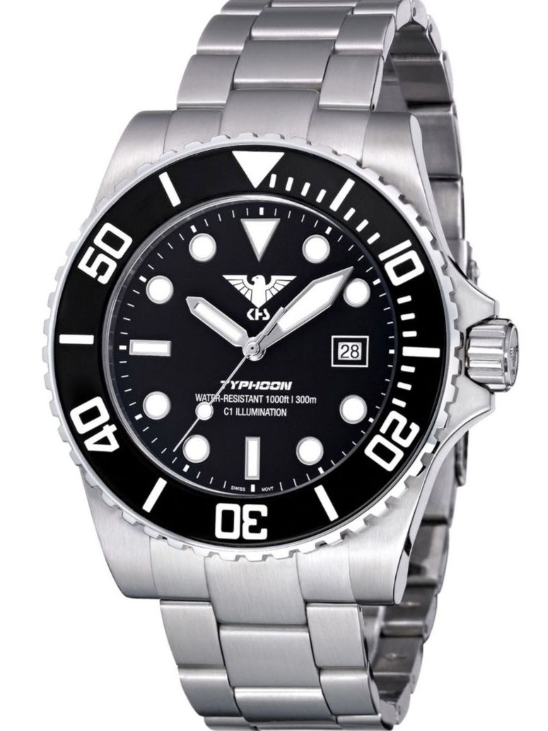 TYS.SSTY Diver's Wristwatch Typhoon Steel