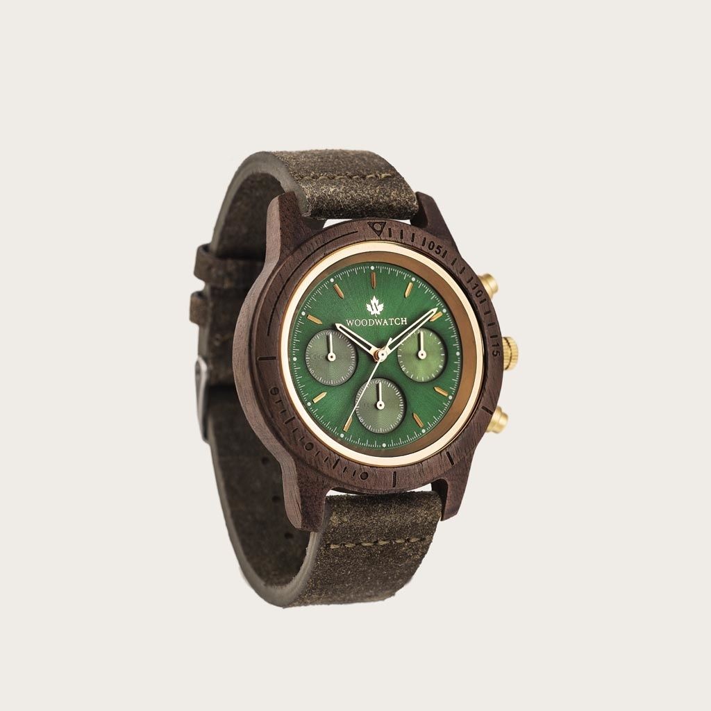 Emerald Gold Khaki - Chronis 42MM